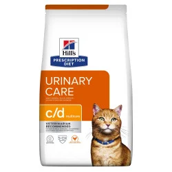 Prescription Diet c/d Urinary Multicare Croquettes pour Chat au Poulet