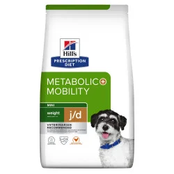 Prescription Diet j/d Metabolic+Mobility Mini Croquettes pour petit Chien au Poulet