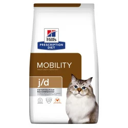 Prescription Diet j/d Mobility Croquettes pour Chat au Poulet