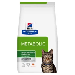 Prescription Diet Metabolic croquettes pour chat au poulet
