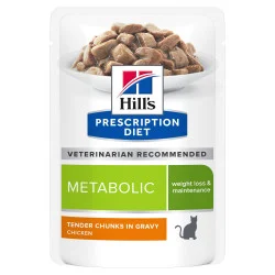 Prescription Diet Metabolic sachets repas pour chat
