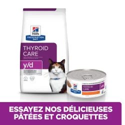 Prescription Diet y/d boite pour chat au poulet