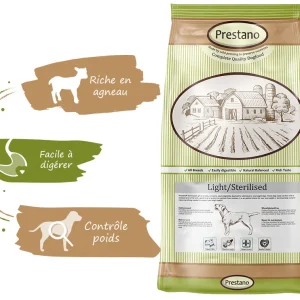 Prestano Light Sterilised pour chiens