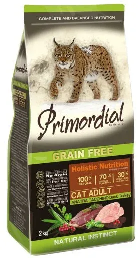 Primordial Nourriture pour Chats Adult Canard et Dinde – France