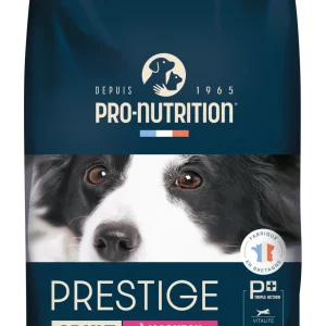 Pro-Nutrition - Croquettes Prestige Adult Santé Digestive Agneau et Riz pour Chiens - 3Kg