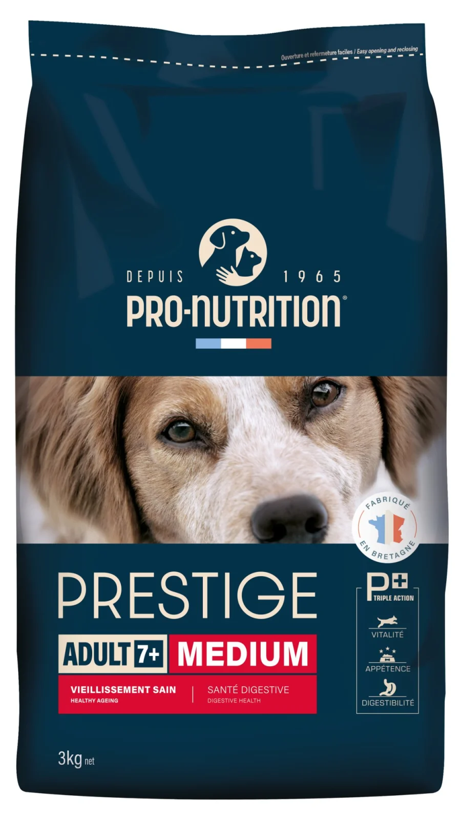 Pro Nutrition - Croquettes Prestige Medium Adult 7+ Pour Chien