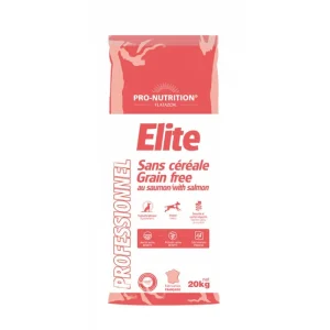 Pro-Nutrition Croquettes Professionnelles Elite – Sans céréale au saumon