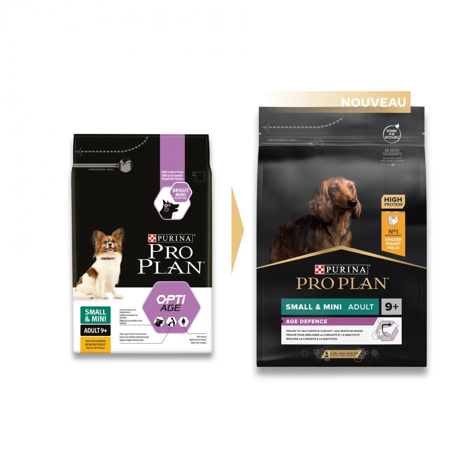 Pro Plan Age Defence Small & Mini Adult au poulet - croquettes chien - Image 2