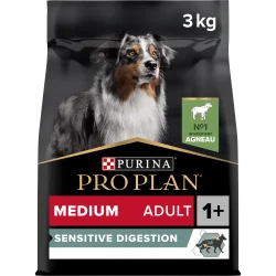 PRO PLAN Chien Medium Adult Sensitive Digestion Agneau 3KG