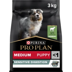 PRO PLAN Chien Medium Puppy Sensitive Digestion Agneau 3KG