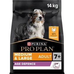 PRO PLAN Chien Medium&Large Adult 7+ Age Defence Poulet 14KG