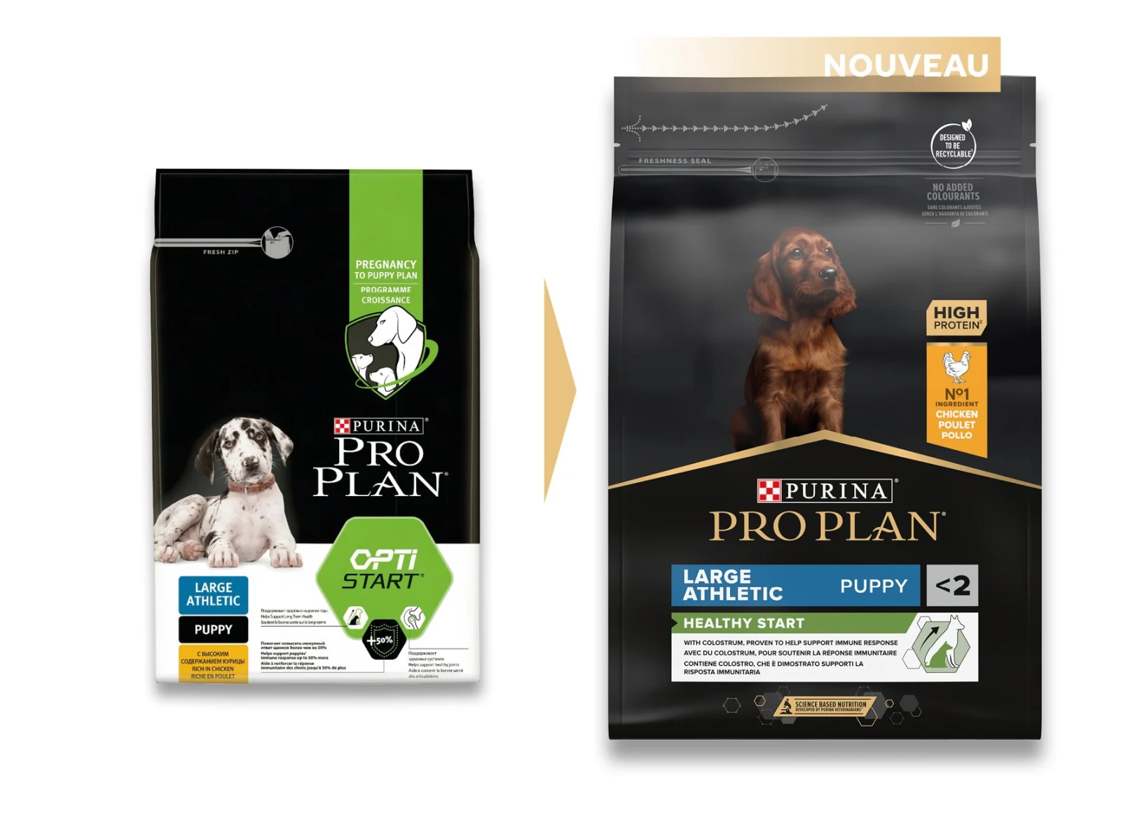 Pro Plan - Croquettes Healthy Start Large Athletic Poulet pour Chiot - Image 2