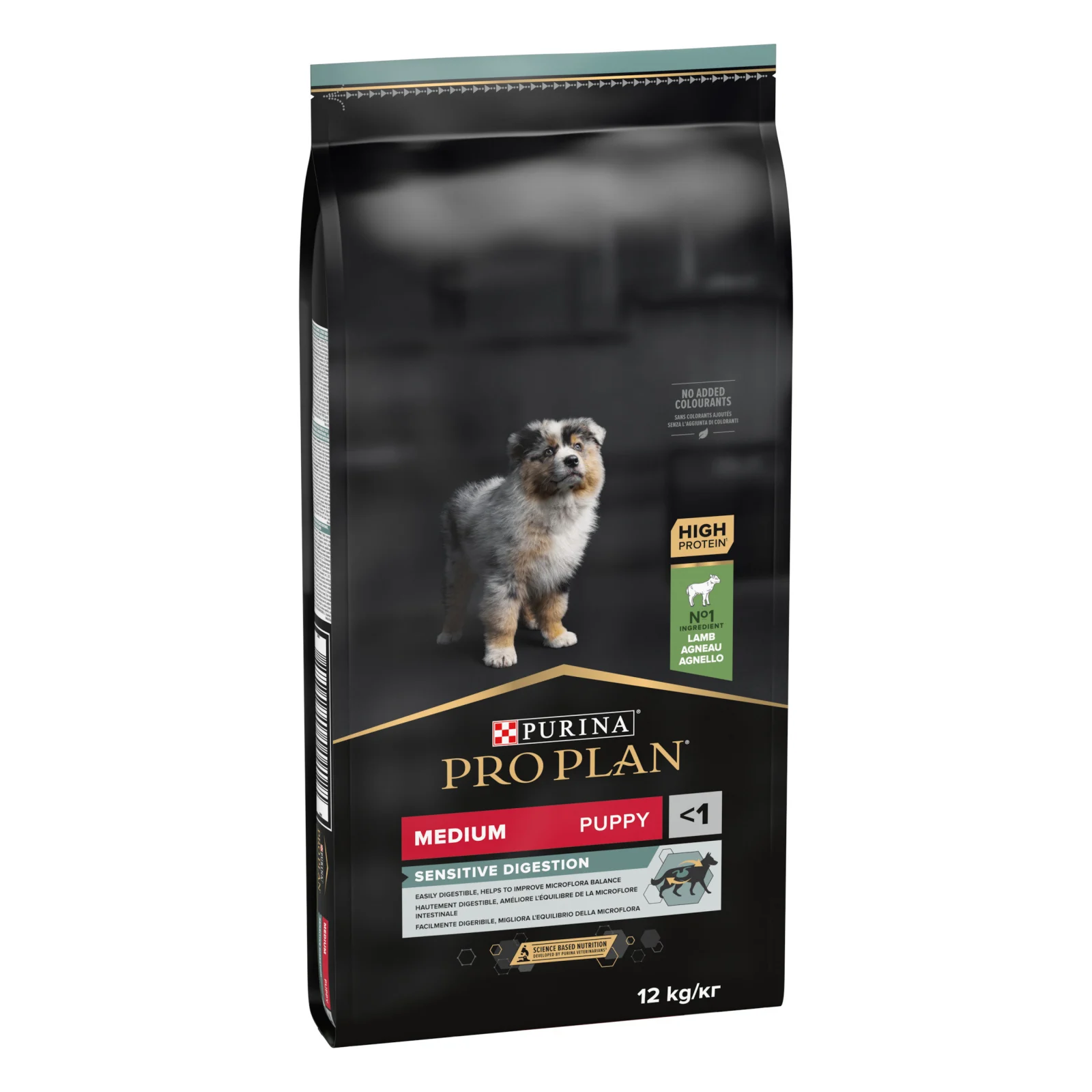 Pro Plan - Croquettes OPTIDIGEST Medium Sensitive Digestion Agneau pour Chiot - 12Kg - Image 2
