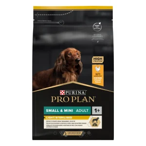 Pro Plan - Croquettes OPTIWEIGHT Small & Mini Light Sterilised Poulet pour Chien - 3Kg