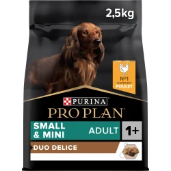 PRO PLAN DUO DELICE Chien MINI ADULT Poulet 2,5KG