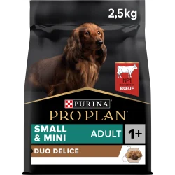 PRO PLAN DUO DELICE MINI Chien ADULT Boeuf 2,5KG