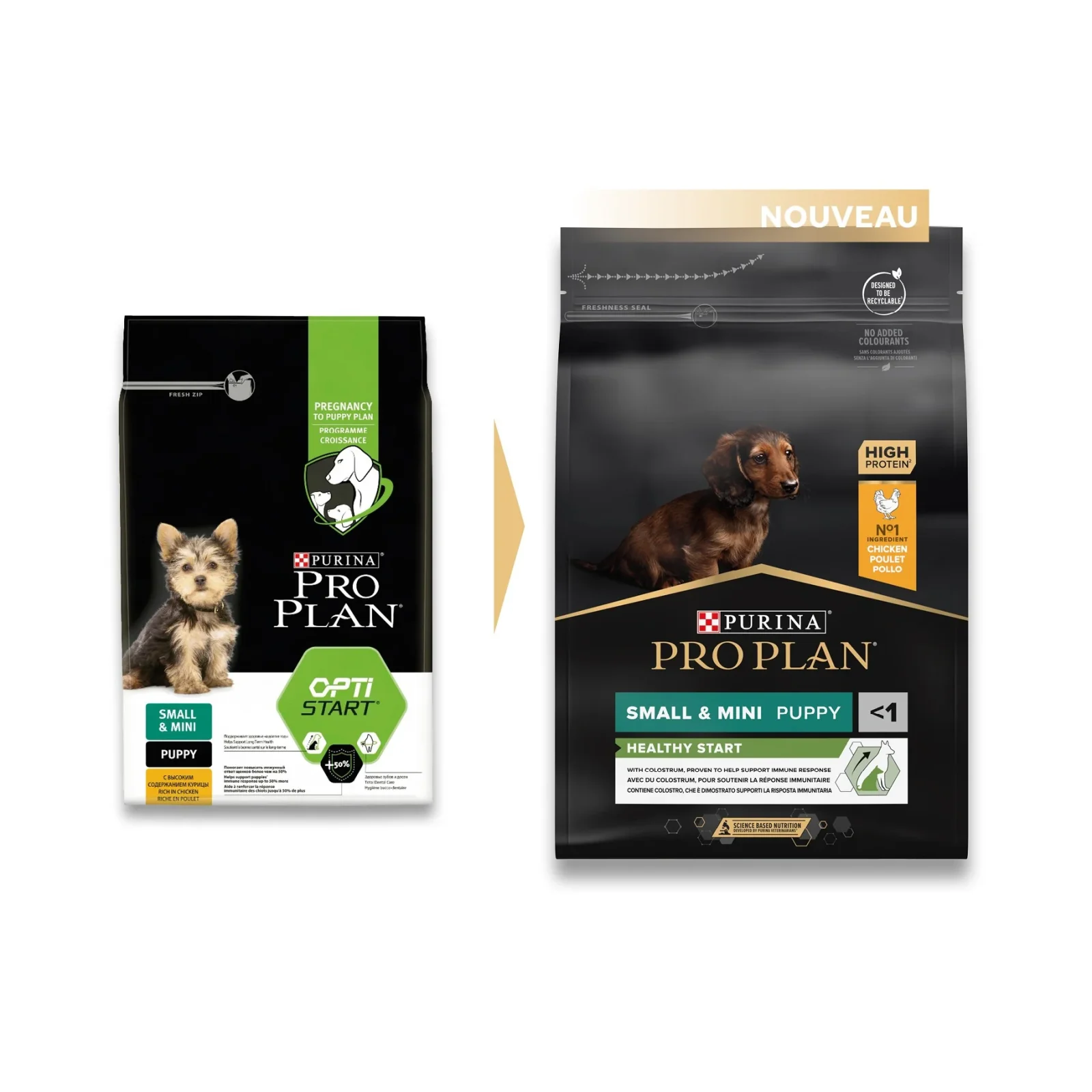 PRO PLAN Healthy Start Small & Mini Puppy au Poulet - Croquettes pour chien - Image 2