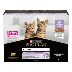 PRO PLAN Kitten HEALTHY START Dinde Sauce Pochons 10x85g