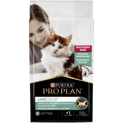 PRO PLAN LIVECLEAR KITTEN Dinde 1,4kg