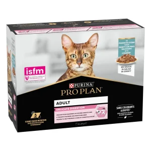 Pro Plan Nutri Savour Delicate au poisson pâtée pour chat