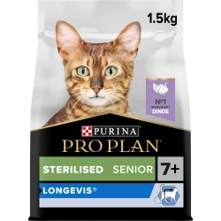 Pro Plan Sterilised Senior 7+ LONGEVIS® Dinde