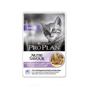 PROPLAN Junior 10 x 85 g – Pâtée à la dinde pour chaton
