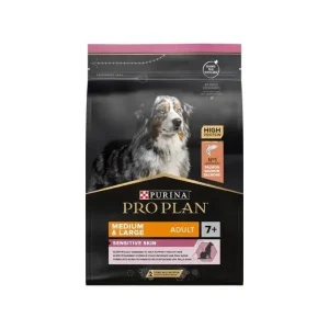 PROPLAN OptiDerma Adult 7+ croquettes chien medium & large