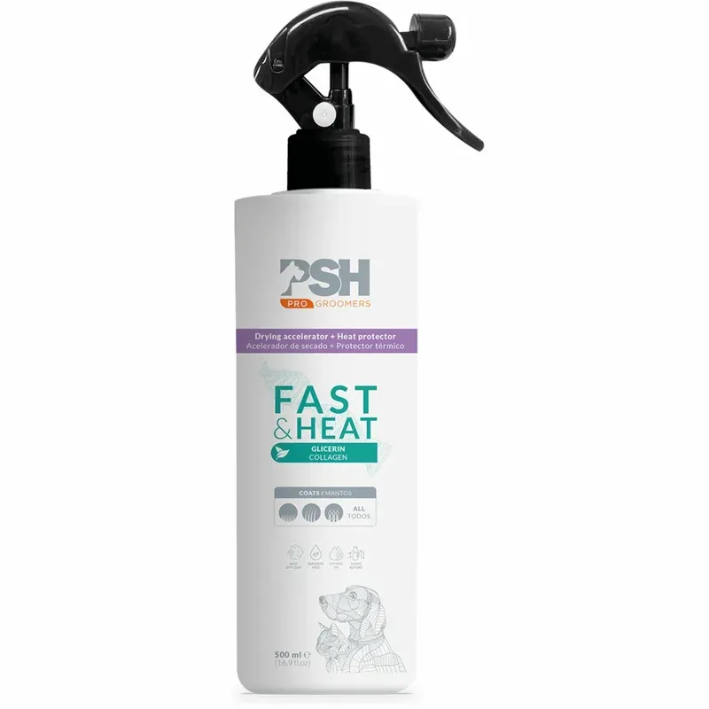Protecteur de chaleur PSH : 500ml – Baumes et sprays conditionneurs pour chiens – Notre passion, vos animaux !