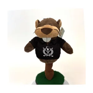 Protège-tête Cuddle Pals « Birdie the Beaver » avec chemise de golf