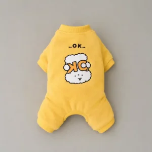 Pull à capuche avec crochet petit chien