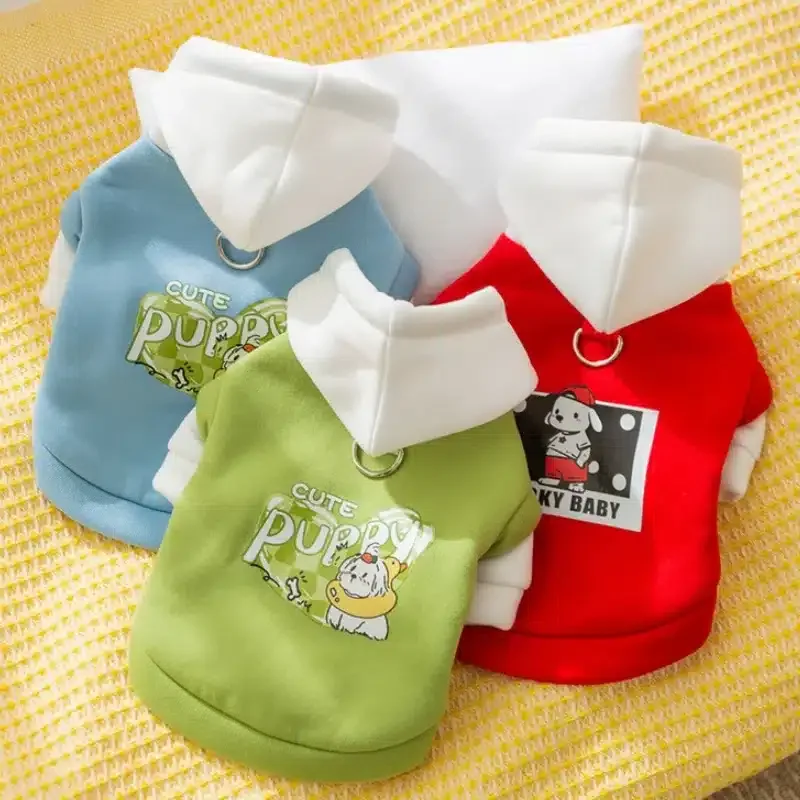 Pull à capuche avec petit crochet pour chien