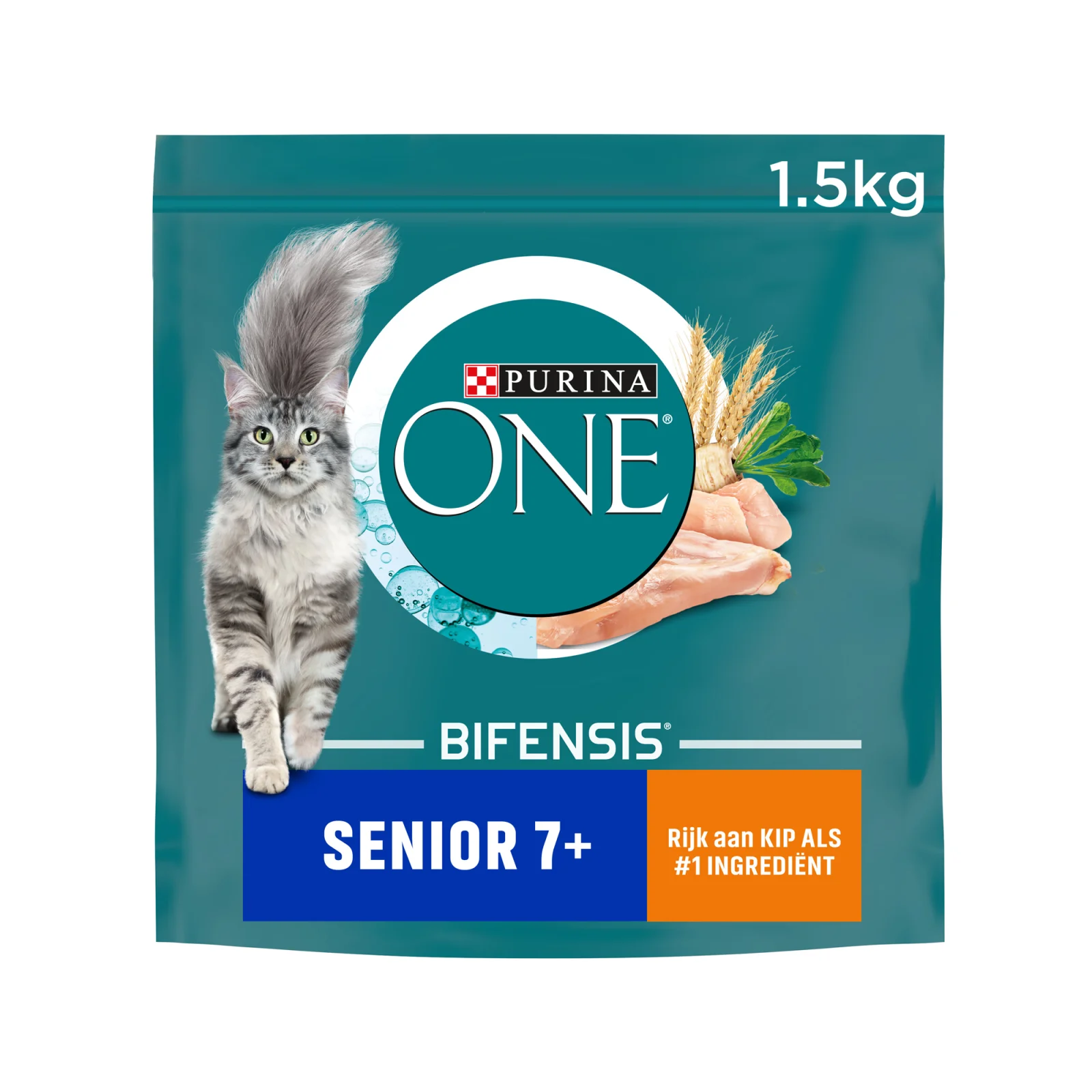 Purina ONE Senior au Poulet et céréales complètes I Chats