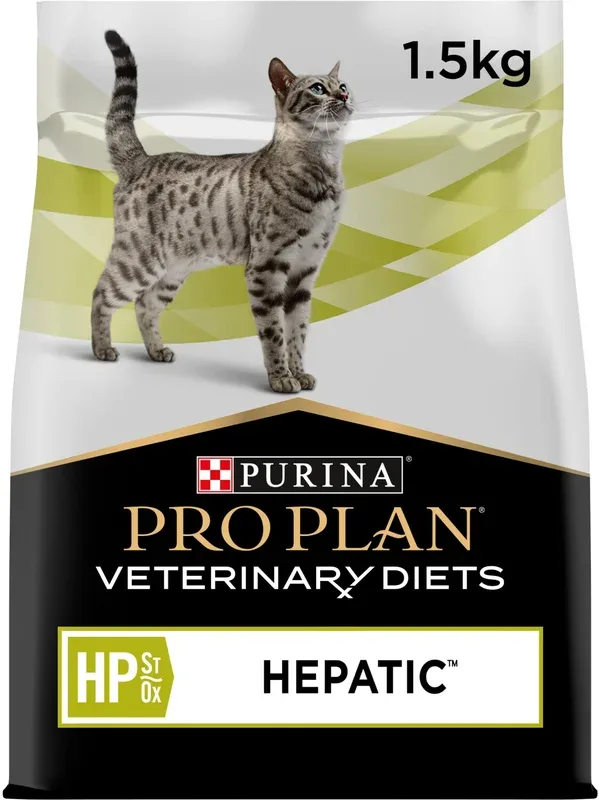 Purina Pro Plan Veterinary Diets HP St/ Ox Hepatic croquettes pour chat (1,5 kg) au meilleur prix sur fr