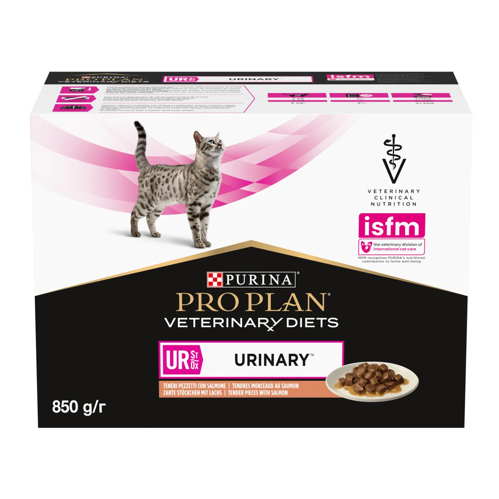 Purina Pro Plan Veterinary Diets UR Urinary Pochette pour chat saumon