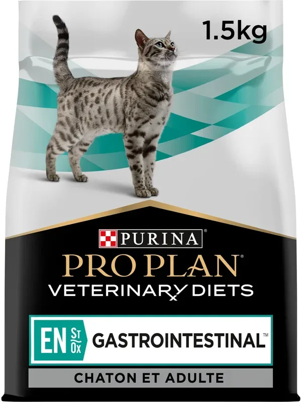 Purina Pro Plan Veterinary Feline Diets EN St/Ox Gastrointestinal dry food 1,5kg au meilleur prix sur fr