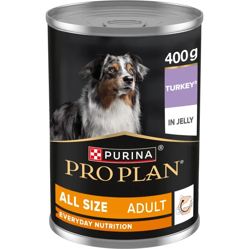 Purina ProPlan All size Adulte – en gelée chien dinde / Chronovet