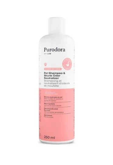 PURODORA – Shampoing et neutralisant d’odeurs de moufette