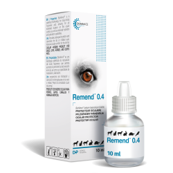 Remend 0,4 - Collyre hydratation oeil chat chien