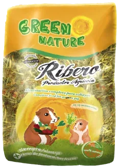 Ribero Aliment Green Nature avec Foin pour Cobayes – France