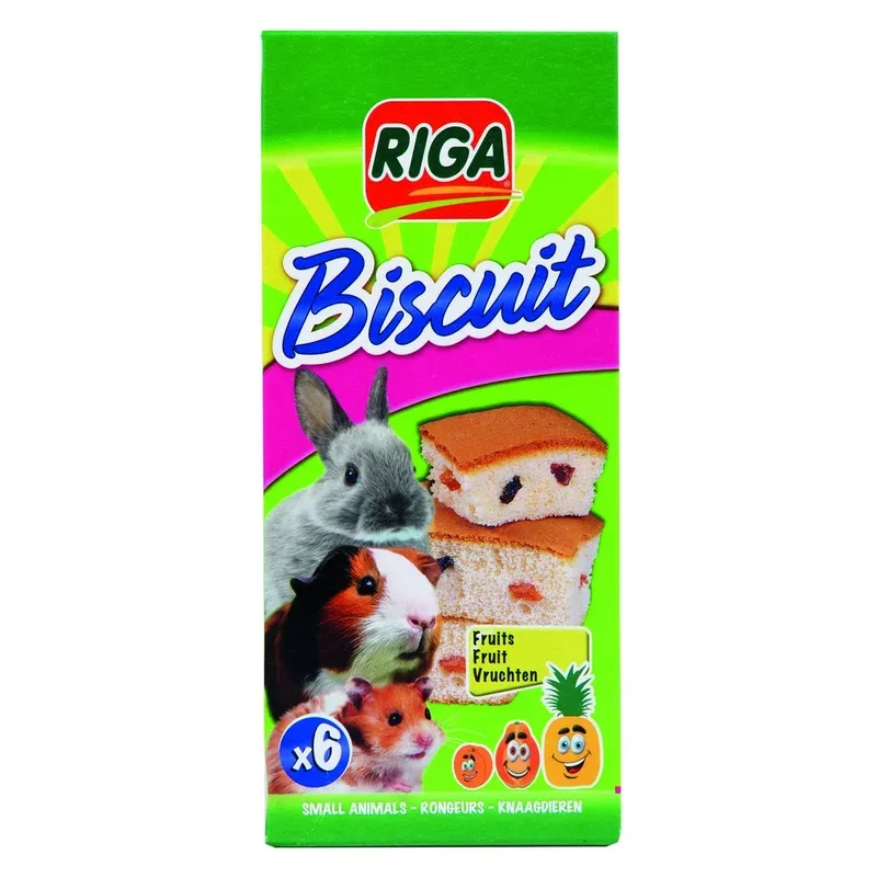 RIGA Biscuit aux fruits pour rongeurs 6 pièces 70g pas cher