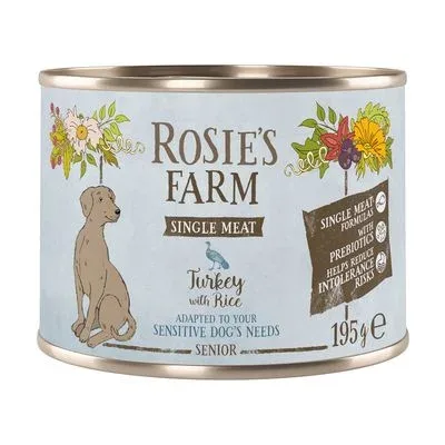 Rosie’s Farm Single Meat Senior 6 x 195 g