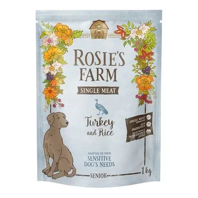 Rosie’s Farm Single Meat Senior dinde avec riz