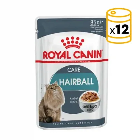 Royal Canin Hairball Care nourriture humide en sauce pour chats adultes pour éviter les boules de poils