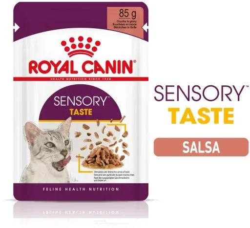 Royal Canin Nourriture humide au goût sensoriel en sauce pour chats adultes – France