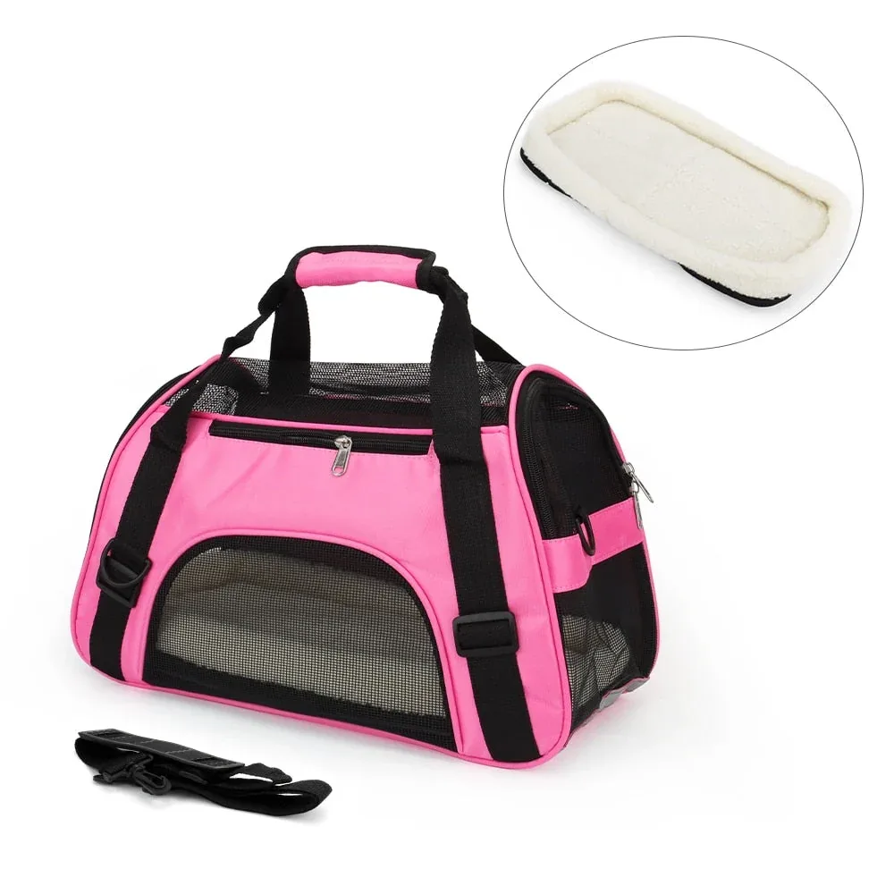 Sac Transport Lapin Confort : Rose
