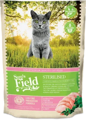 Sam’s Field Pienso Sterilized de Pollo para Gatos Esterilizados – France