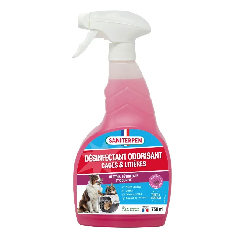 Saniterpen Désinfectant Odorisant spray – 750ml
