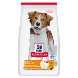 Science Plan Adult Light croquettes pour chien au poulet
