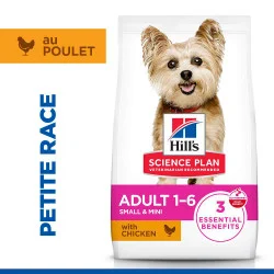 Science Plan Adult Small & Mini croquettes pour petit chien au poulet