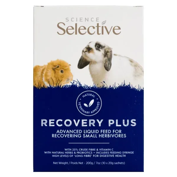 Science Selective Recovery Plus pour Lapin – 10 x 20 g